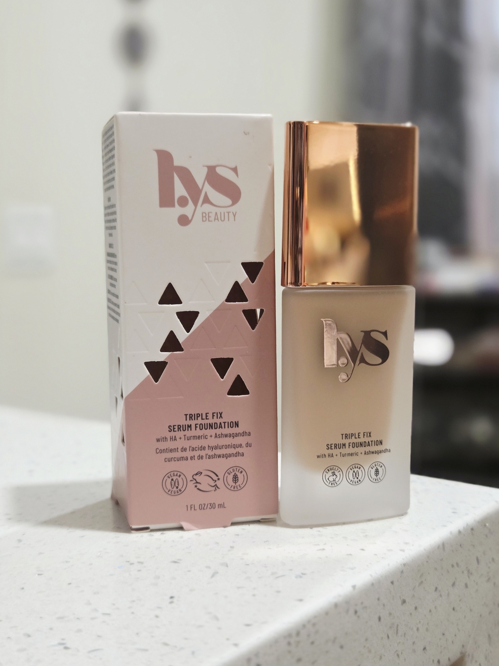 LYS Beauty Triple Fix Serum Foundation - Neutral Beige LG6